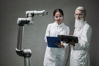 Robots industriels : bras articules six axes et intégration CNC